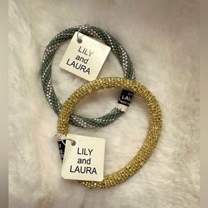 LILY and LAURA Bracelets Set of 2  NWT